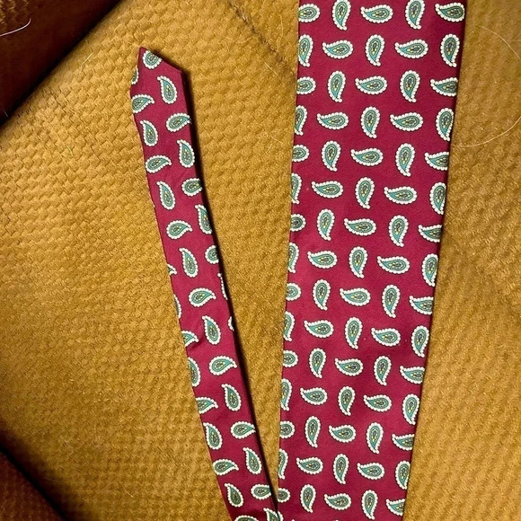 Vintage holt Renfrew paisley silk tie - Picture 3 of 4